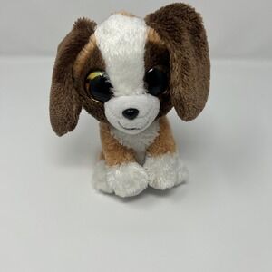 Lumo Stars Brown Puppy Dog Plush Stuffed Animal 6"